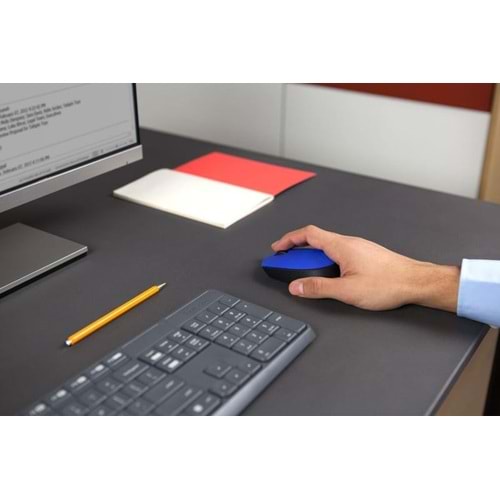 LOGITECH M171 Kablosuz Mavi Mouse (910-004640)