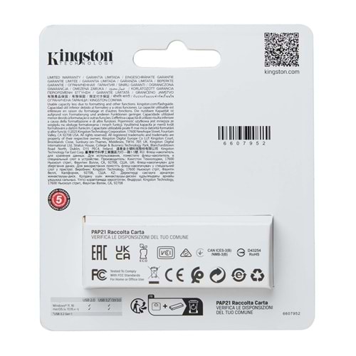 KINGSTON 256GB USB 3.2 EXODIA S DTXS/256GB Taşınabilir Bellek 