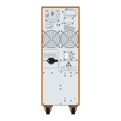 MAKELSAN 6KVA POWERPACK SE ONLINE LCD EKRAN TOWER UPS Ücretsiz Kurulum 1/1 (16X7AH) (+V.2) K.G.K_PF=1 