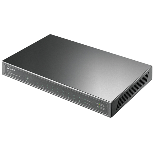 TP-LINK 8port PoE 63w 1-SFP Gigabit Yönetilemez Switch TL-SG1210P