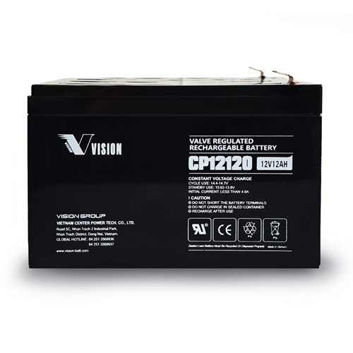 VISION CP12120 12v 9amper Kuru Tip Akü TSE Belgeli 