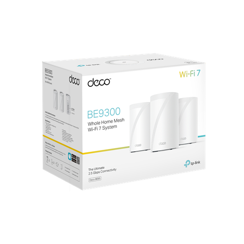 TP-LINK DECO BE65 BE9300 Mesh Router Wi-Fi 7 Sistemi 3-lü paket 