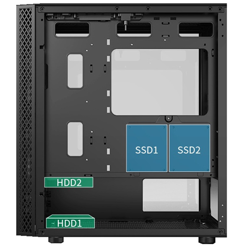 AZTECH 600w SKYLINE AZT04 RGB Gaming Mid-Tower Pc Kasası