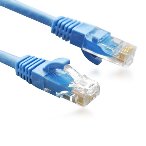 ODS 0.3m CAT6 Utp LSZH Saf Bakır Mavi Patch Kablo (10'lu Paket)