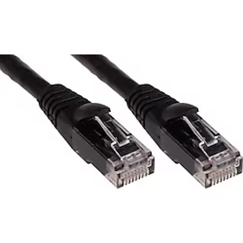 ODS 0.5metre CAT6 Utp LSZH Saf Bakır Siyah Patch Kablo (5'li paket)