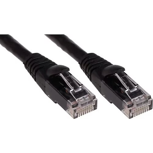 ODS 3metre CAT6 Utp LSZH Saf Bakır Siyah Patch Kablo (3'lü paket)