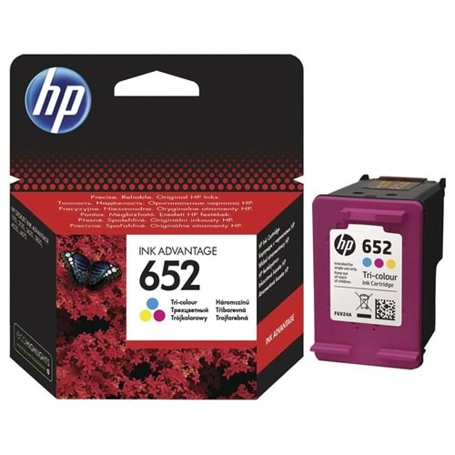 HP 652 F6V24AE RENKLİ Yazıcı Kartuşu