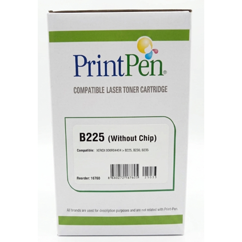 PRINTPEN XEROX B225,B230,B235 (006R04404) Chipsiz (6K) Siyah Toner