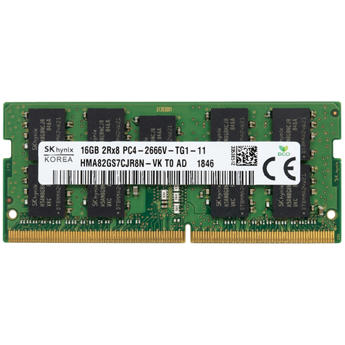 HYNIX 16GB DDR4 2666MHz ECC Notebook Sunucu Ram Value HMA82GS7CJR8N-VK
