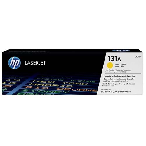 HP 131A CF212A Sarı Orijinal LaserJet Toner ~1.800 Sayfa M251/M276 Uyumlu