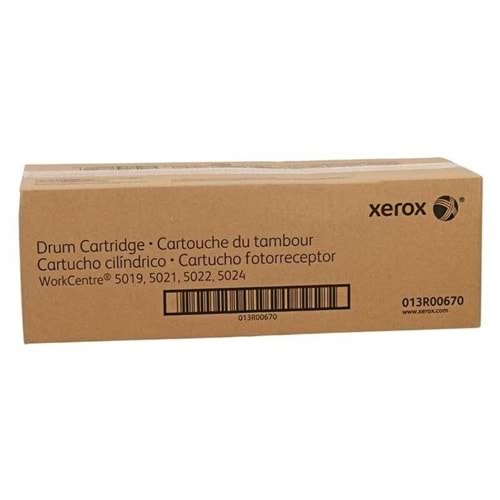 XEROX 013R00670 WorkCentre 5019/5021 Siyah Orijinal Drum Ünitesi Yaklaşık 80.000 Sayfa