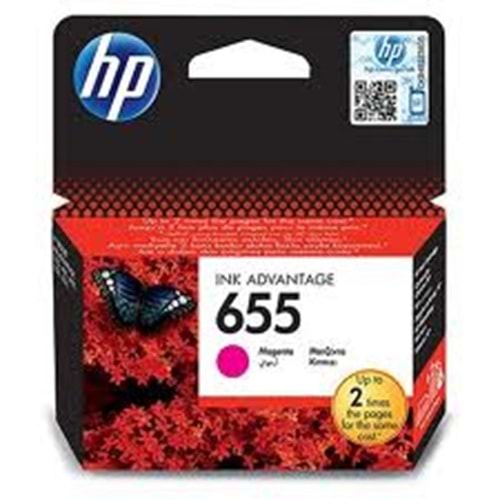 HP CZ111AE No 655 Macenta Orijinal Ink Advantage Mürekkep Kartuşu
