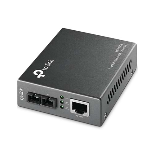 TP-LINK MC110CS 10/100Mbps Single-Mode SC/UPC 1310nm 20km Fast Ethernet Medya Dönüştürücü