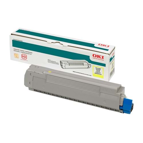 OKI MC760/MC770/MC780 Sarı Orijinal Toner Kartuşu (Yellow Toner Cartridge)