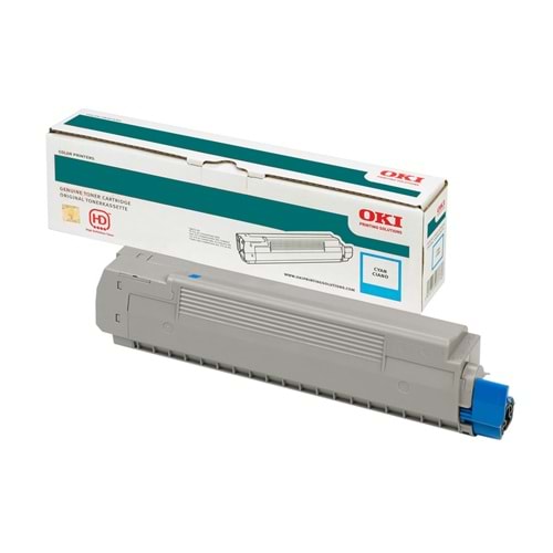 OKI MC760/MC770/MC780 Camgöbeği Orijinal Toner Kartuşu (Cyan Toner Cartridge)