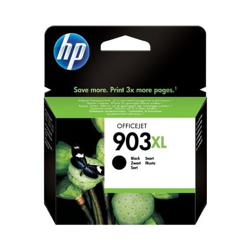 HP 903XL Siyah Orijinal Yüksek Kapasiteli Mürekkep Kartuşu (T6M15AE)
