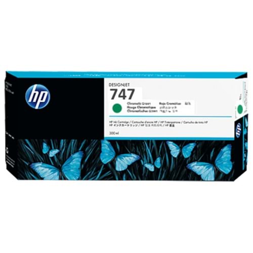 HP P2V84A No 747 Kromatik Yeşil 300ml Orijinal DesignJet Mürekkep Kartuşu