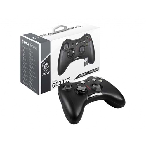 MSI GG Force GC30 V2 Kablosuz Siyah Oyun Kolu (Gamepad)