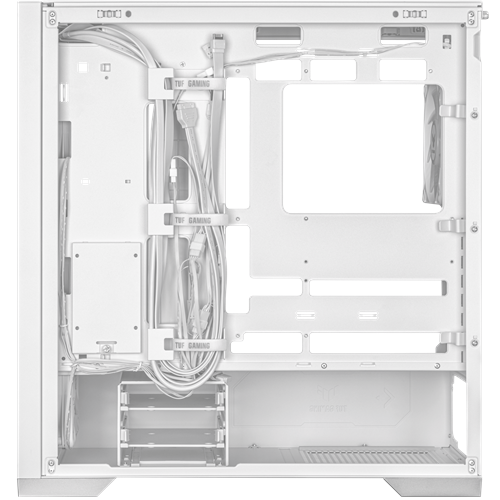 ASUS TUF GAMING GT302 TG ARGB Gaming Mid-Tower PC Kasası Beyaz / 90DC00I3-B19000