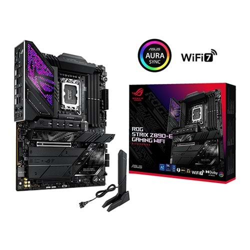 ASUS ROG STRIX Z890-E GAMING WIFI7 DDR5 HDMI-DP TYPEC PCIE 5.0 1851p ATX