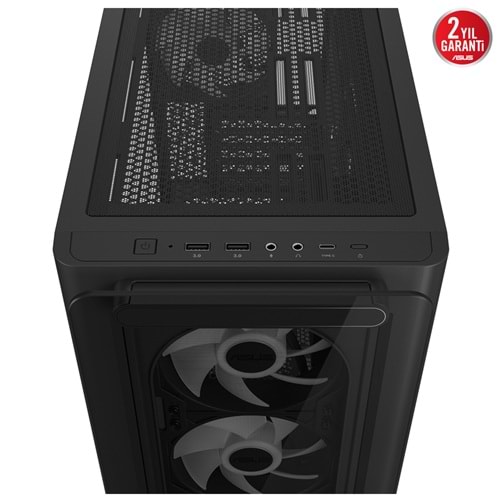 ASUS A23 PLUS TG ARGB Gaming Mid Tower PC Kasası / 90DC00K0-B19010