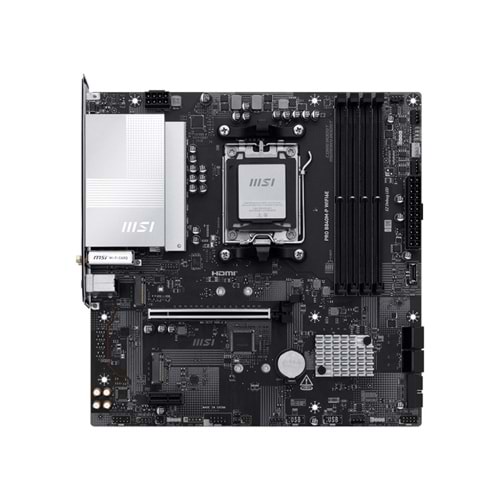 MSI PRO B840M-P WIFI6E DDR5 HDMI-TYPEC PCIE 4.0 AM5 mATX