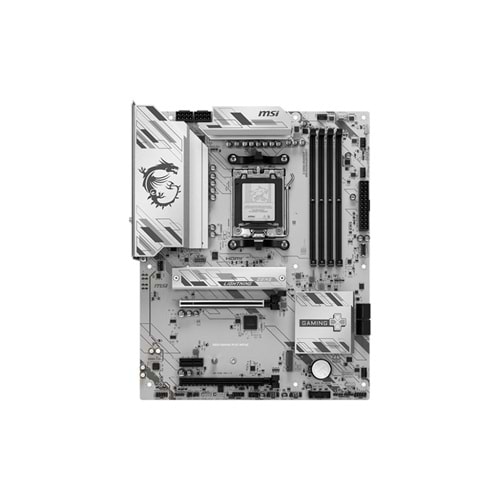 MSI B850 GAMING PLUS WIFI6E DDR5 HDMI-DP TYPEC PCIE 5.0 AM5 ATX BEYAZ
