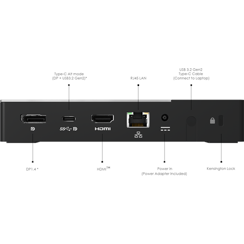 MSI USB-C Docking Station Gen 2 100W PD Triple 4K HDMI DP Gigabit LAN Dock