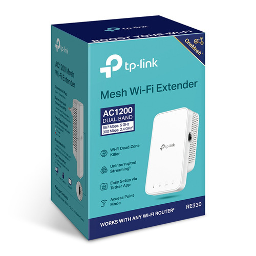TP-LINK RE330 WIFI5 AC1200 Mesh Menzil Genişletici