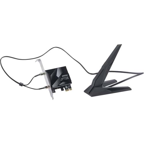 MSI HERALD BE9400 WIFI7 Kablosuz PCIe Adaptör