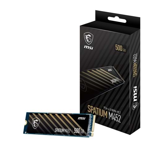 MSI 500GB M452 3500-2700MB/s M2 NVME GEN4 Disk
