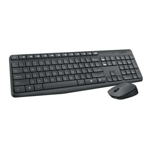 LOGITECH MK235 Kablosuz Q Trk Siyah Klavye - Mouse Set (920-007925)