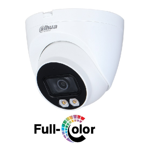 DAHUA 2MP 2.8mm Full-Color Sesli HDCVI Eyeball Kamera HAC-HDW1209TQP-A-LED-0280