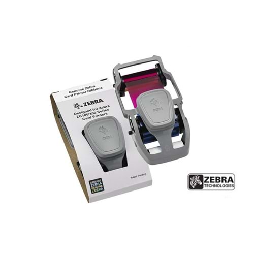 ZEBRA ZC100/ZC300 YMCKO Renkli Kart Yazıcı Ribonu – 200 Baskı