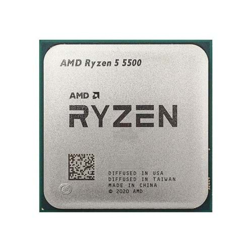 AMD RYZEN 5 5500 16MB 6çekirdekli VGA YOK AM4 65w Kutusuz+Fansız