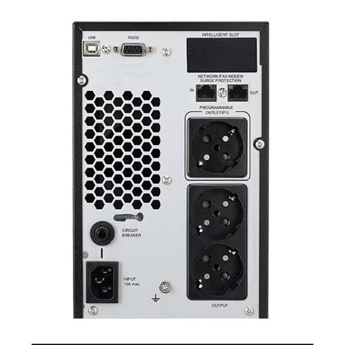TUNÇMATİK 1kva Newtech Pro3 TSK10091 1/1F Online Ups 12v 9amper