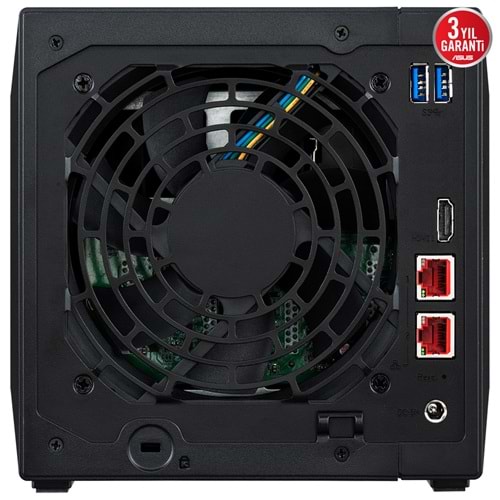 ASUSTOR 4diskli Celeron N5105 QC-4GB RAM-2-2.5GbE Nas Server AS5404T