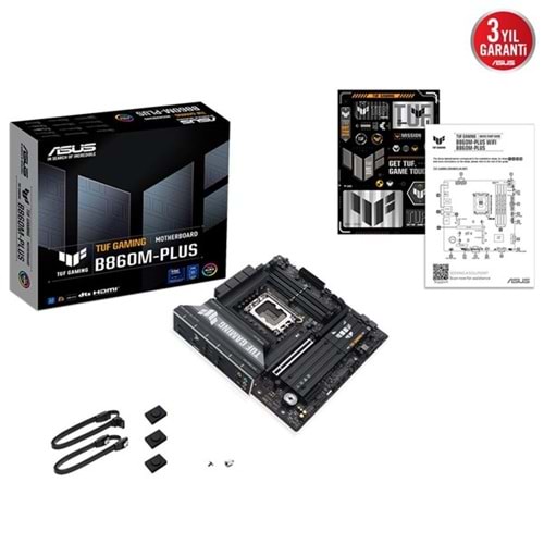 ASUS TUF GAMING B860M-PLUS DDR5 HDMI DP PCIE 5.0 1851p mATX