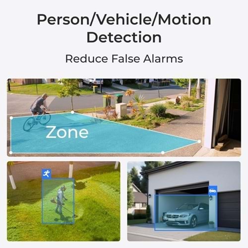 REOLINK 8MP Dome Motorize 5x Optik Zoom IP Kamera PoE IP67 P437