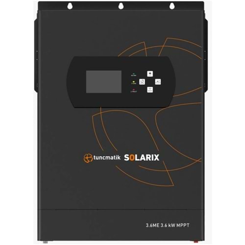 TUNÇMATİK 3.6kW SOLARIX TSK16101 24V 100A Akıllı OFF-GRID İnvertör