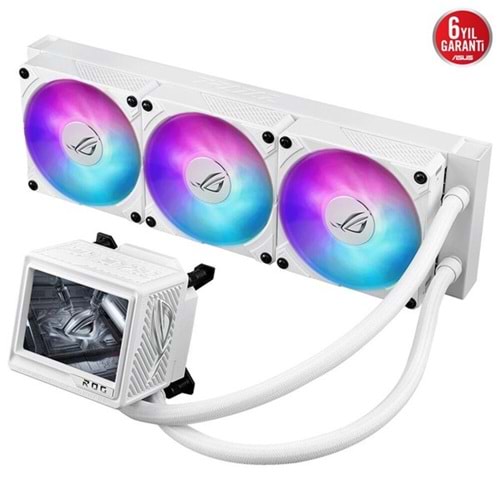 ASUS 360mm ROG RYUJIN III 360 EXTREME WHITE ARGB Sıvı Soğutmalı AM5-1851p İşlemci Fanı Beyaz