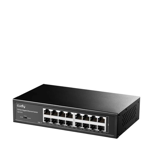 CUDY 16port Gigabit Yönetilemez Switch Metal Kasa GS1016 