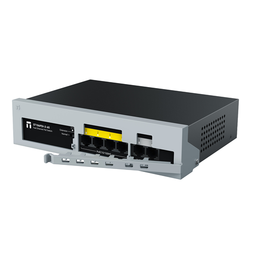 STONET 6port PoE 65W 2-Uplink 10/100 Yönetilemez Switch ST106PDI-2-65