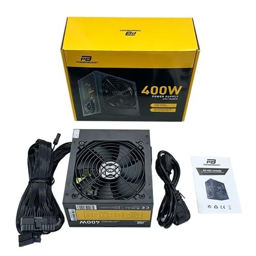 POWERBOOST 400W PB400LR 12cm Fanlı Power Supply