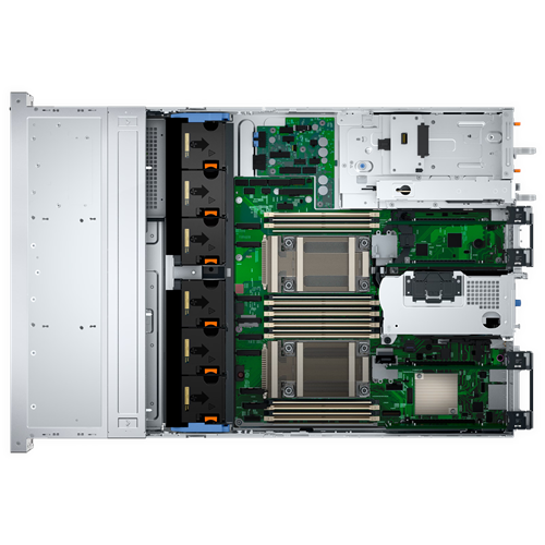 DELL POWEREDGE R760XS SPL2 SILVER 4510-64GB DDR5 RDIMM-480GB+4X1.92TB SSD-2x1100w Rack Sunucu