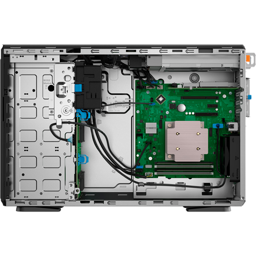 DELL POWEREDGE T360 SPL5 XEON 6353P-128GB DDR5 UDIMM-8X960GB SSD-Tower Sunucu