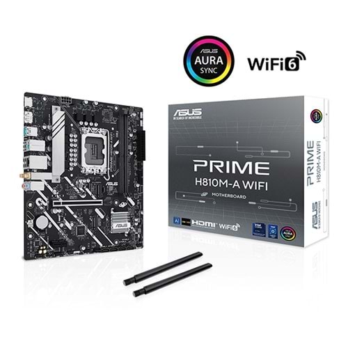ASUS PRIME H810M-A WIFI6 DDR5 HDMI-DP PCIE 4.0 1851p mATX