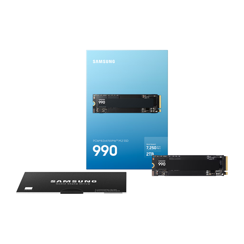 SAMSUNG 2TB 990 MZ-V9V2T0BW 7250-6450MB/s M2 NVME GEN4 Disk