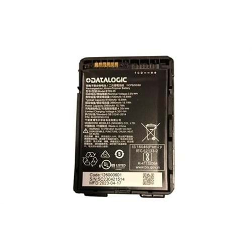 DATALOGIC Memor 10/11 dt.memor11_pil 94ACC0370 3.8V 4100mAh 15.6Wh Li-Ion Yedek Pil