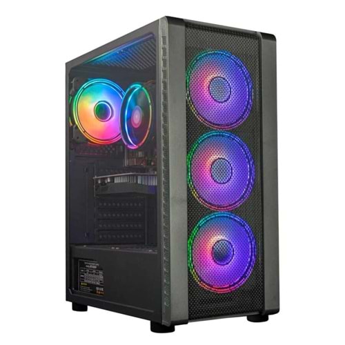 Master Yi 4X Argb Kumandalı Usb 3.0 400W Atx Mesh Panel Gaming Bilgisayar Kasası